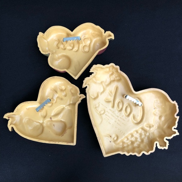 Vintage Home Interiors “Bless The Cook” 3 Plaques - Hearts Grapes Apples Pears - Picture 8 of 10